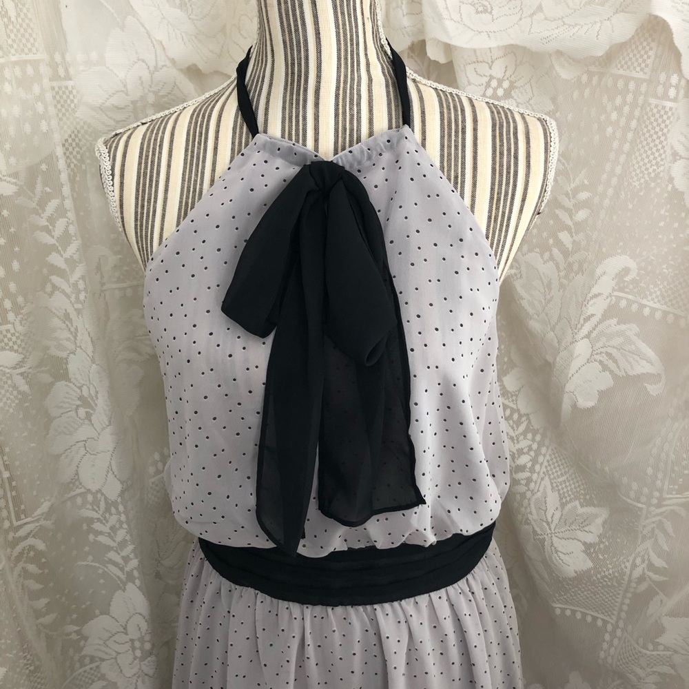 VICTORIA’S SECRET Gorgeous Dot Halter Midi Dress